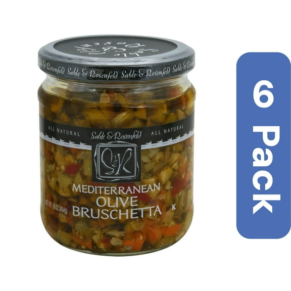 Sable & Rosenfeld Olive Med Bruschetta Topping 16 oz (Pack Of 6)