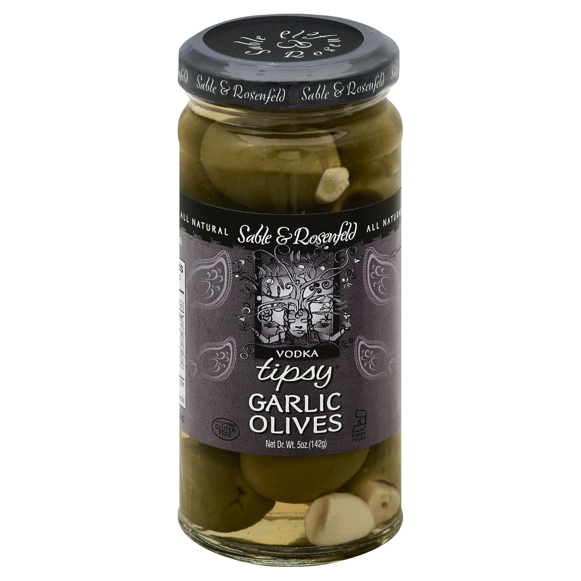 Sable & Rosenfeld Tipsy Olive Garlic Vodka Lace 5 oz (Pack Of 6)
