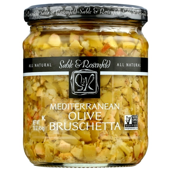 Sable & Rosenfeld Topping, Mediterranean Olive Bruschetta, 16 Oz