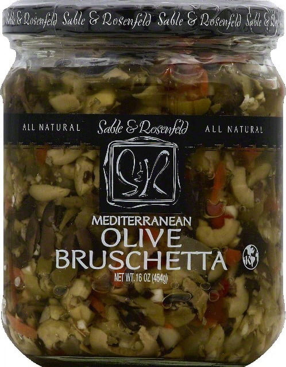 Sable & Rosenfeld Topping, Mediterranean Olive Bruschetta, 16 Oz