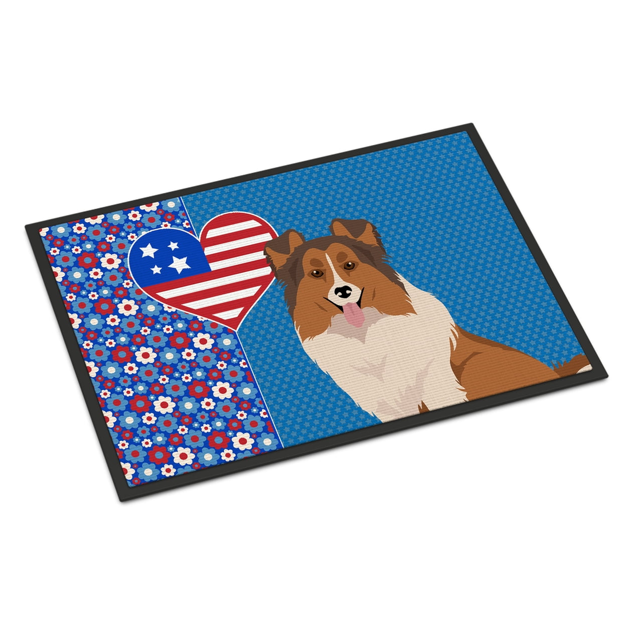 Sable Sheltie Indoor or Outdoor Mat 24x36