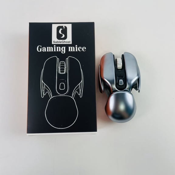 SableGhost Gaming mice,26,000 DPI, PAW3395DM Sensor -79g Lightweight Hollowed -5 Programmable Buttons -5 Dynamic Lightsync RGB