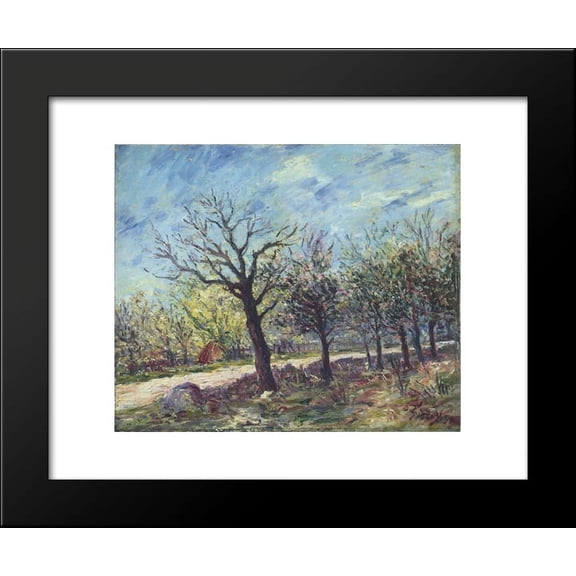 Sablons in Spring 20x24 Framed Art Print by Alfred Sisley