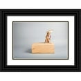 thumbnail image 1 of Sabo, Susan 18x13 Black Ornate Wood Framed with Double Matting Museum Art Print Titled - Small Dog, Big World, 1 of 4