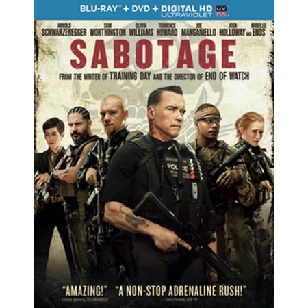 Sabotage (DVD + Digital + Ultraviolet) [Blu-ray] price history and forecast - Universal Studios 29015596