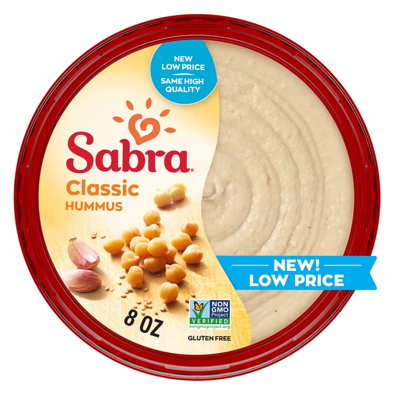 Sabra Classic Original Fresh Hummus Dip, Non-GMO, Gluten Free