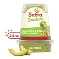 Sabra Snackers Fresh Guacamole Dip and Rolled Tortilla Chips, 2.8 oz, 1