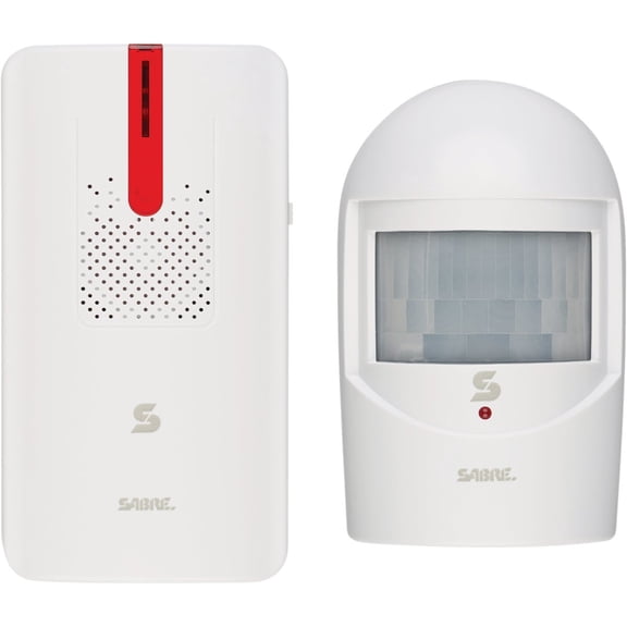 Sabre Driveway Alert, Wireless Motion Detector Sensor System with Driveway Alert, Weatherproof for Outdoor Security