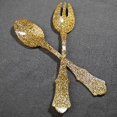 thumbnail image 1 of Sabre Flatware Salad Set Old Fashioned Glitter Gold (2pcs), 1 of 1