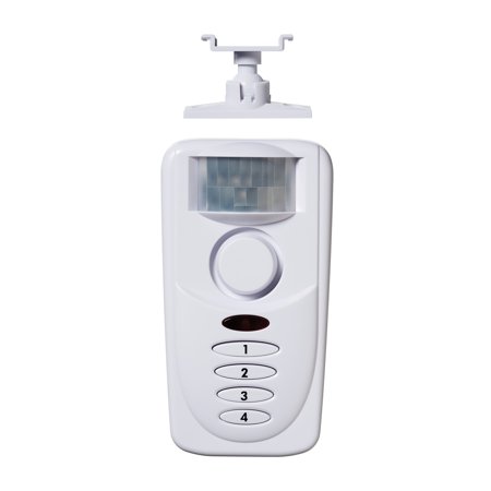 Security Equipment Corp HS-MSA 5" X 2.8" X 1.5" Premium White Motion Sensor Alarm