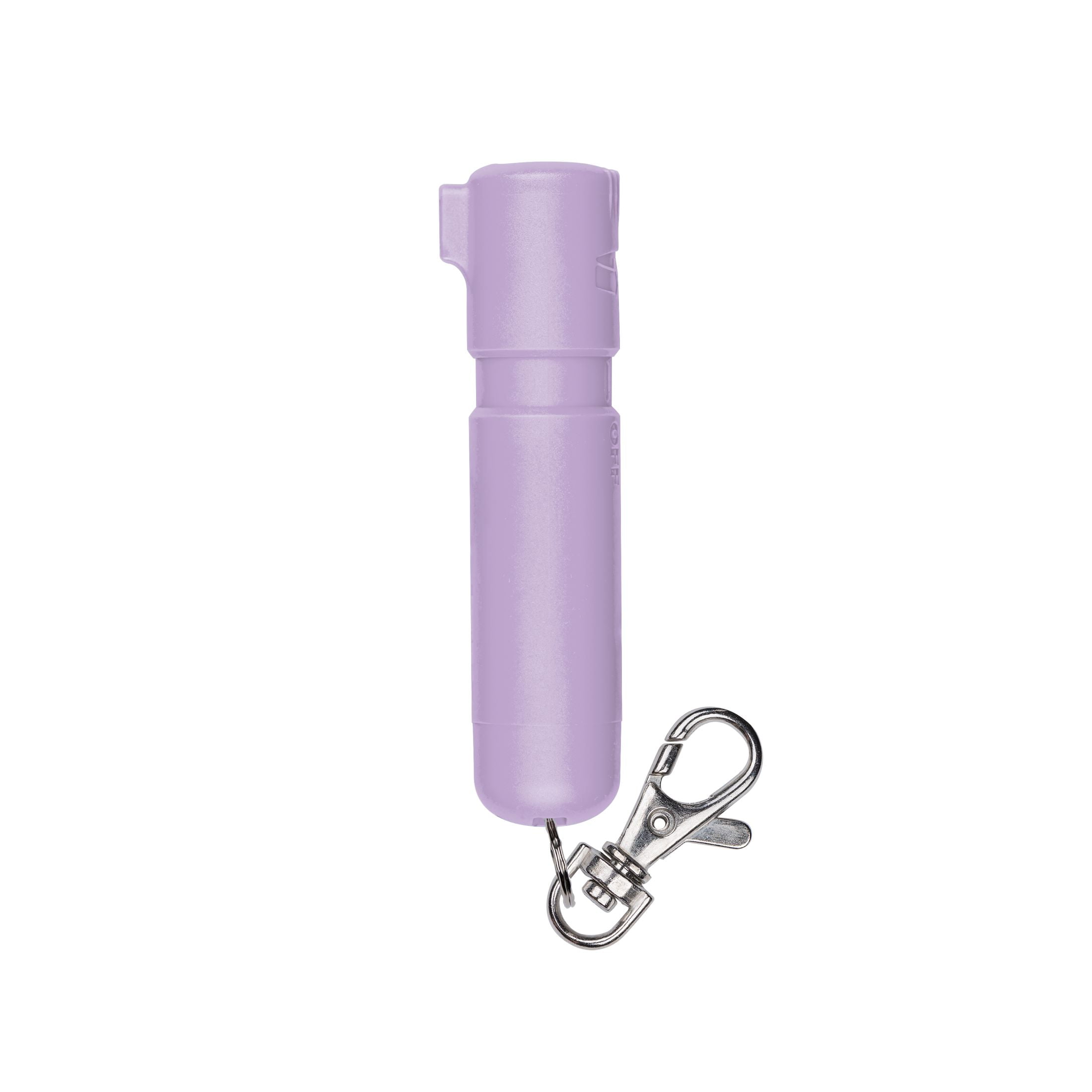 SABRE Mighty Discreet Pepper Spray with Snap-Clip Keychain, Soft