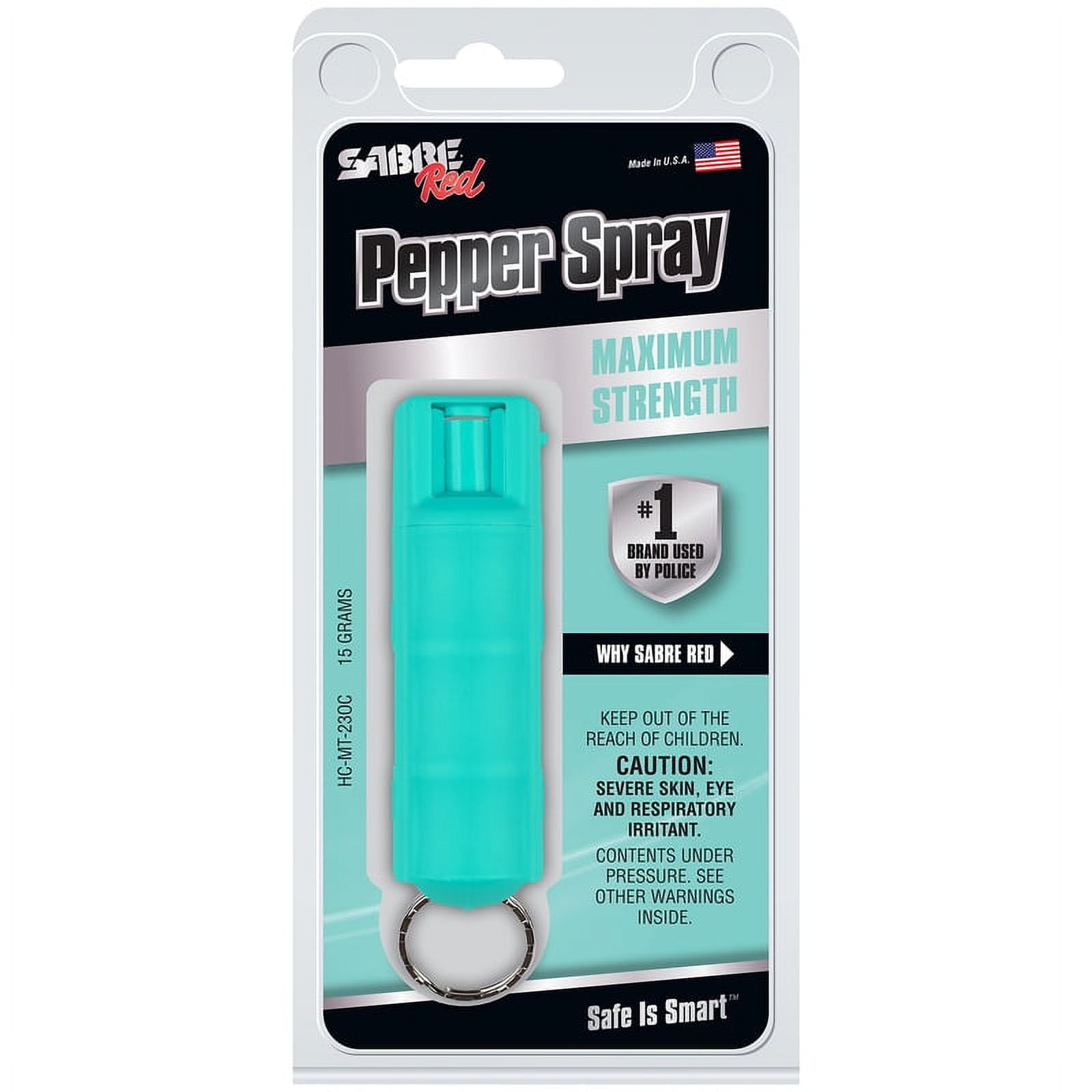 Sabre Red Mint Aluminum/Plastic Pepper Spray Case Of 1;