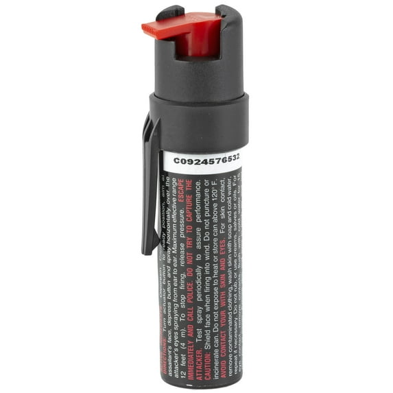 Sabre Compact Pepper Gel W/clip Blk