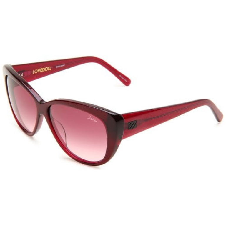 Sabre Womens Lovedoll SV90-220-41 Cat Eye Sunglasses,Ruby  display picture 3