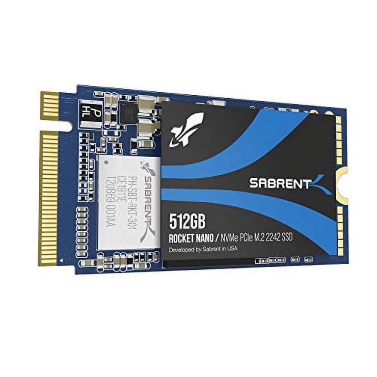 Sabrent 512GB Rocket NVMe PCIe M.2 2242 DRAM-less Low Power