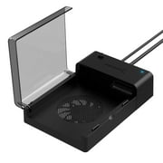 Sabrent EC-DFFN Drive Dock SATA - USB 3.0 Host Interface External - Black - Hot Swappable Bays - 1 x HDD Supported - 6 TB Total HDD Capacity Supported - 1 x Total Bay - 1 x 2.5"/3.5" Bay - Plastic