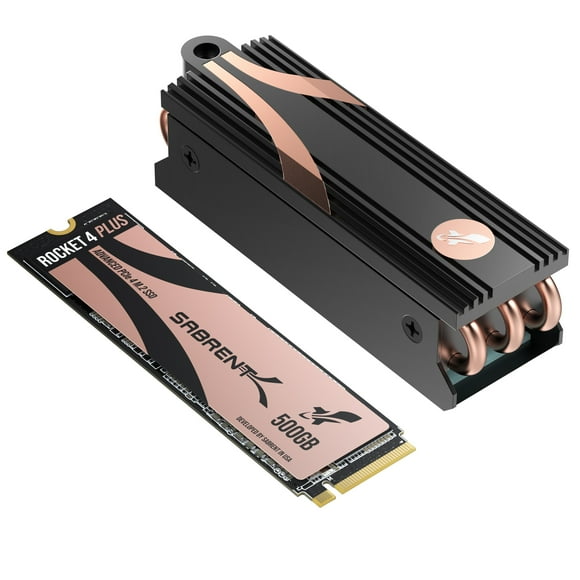 Sabrent Rocket 4 PLUS 500 GB Solid State Drive, M.2 2280 Internal, PCI Express NVMe (PCI Express NVMe x4)