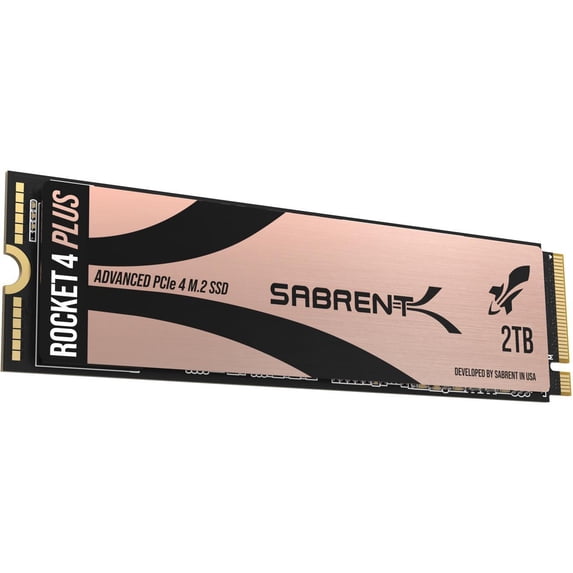 SABRENT 2TB Rocket 4 Plus NVMe 4.0 Gen4 PCIe M.2 Internal SSD Extreme Performance Solid State Drive R/W 7100/6600MB/s (SB-RKT4P-2TB)