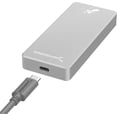 thumbnail image 1 of Sabrent Rocket Nano 2TB USB 3.2 10Gb/s External Aluminum SSD (Silver) (SB-2TB-NANO), 1 of 9