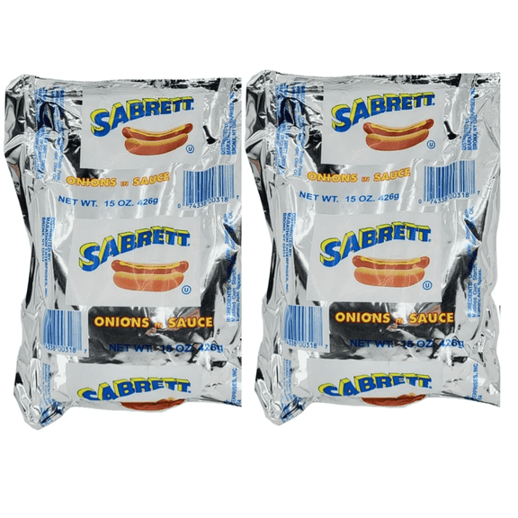 Sabrett Pushcart Style Onion In Sauce 15 oz. - Pack of 2