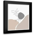 thumbnail image 1 of Sabrina 12x14 Black Modern Framed Museum Art Print Titled - Knitted Lines, 1 of 5
