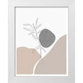 thumbnail image 1 of Sabrina 19x24 White Modern Wood Framed Museum Art Print Titled - Knitted Lines, 1 of 4
