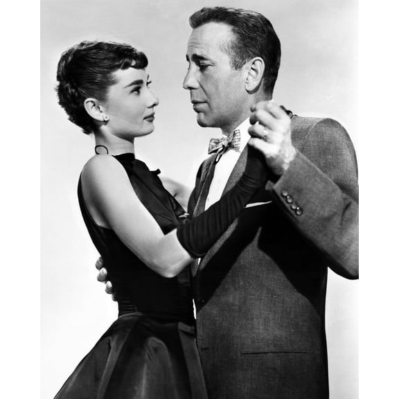 Sabrina 24X36 Classic Hollywood Poster Audrey Hepburn Dancing With Humphrey Bogart