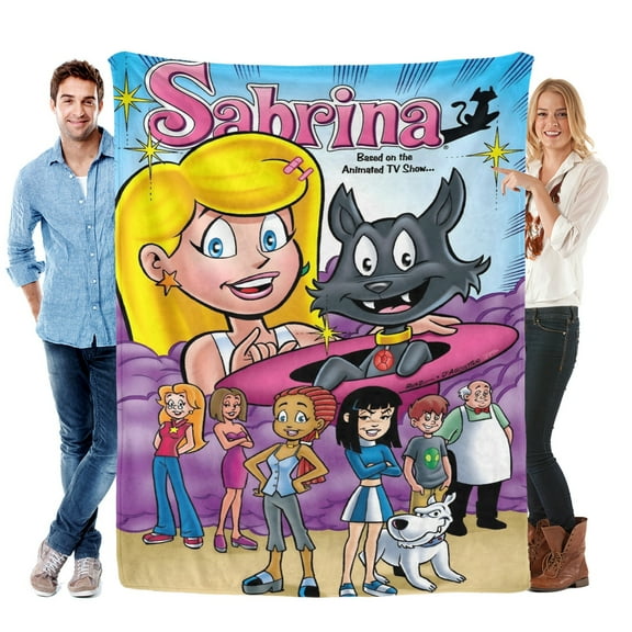 Sabrina The Animated Series-themed Pals Plush Throw Blanket Gifts for Fans Girls Boys Women Present Suitable for a variety of settings60"X80"(150cmX200cm)