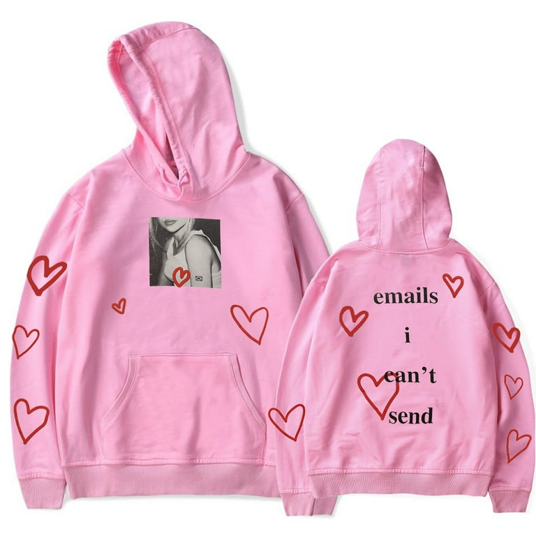 Sabrina Carpenter Heart Hoodies Popular Graphics Print Unisex Trendy Casual Streetwear Walmart