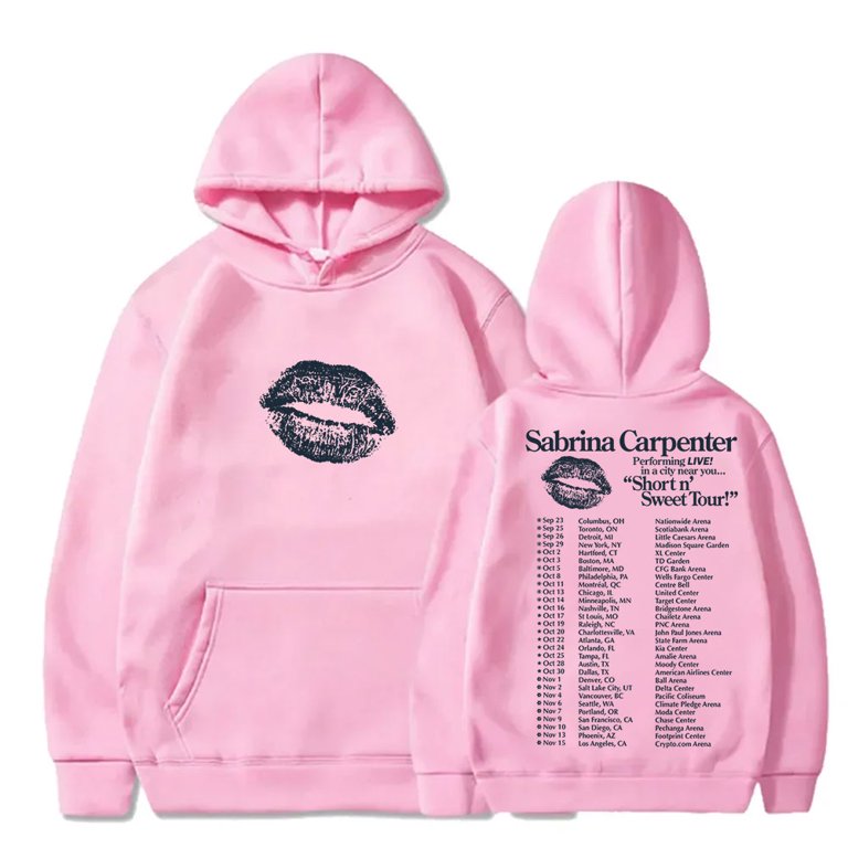 Sabrina Carpenter Hoodies Short n' Sweet Tour Merch Women Men Long 