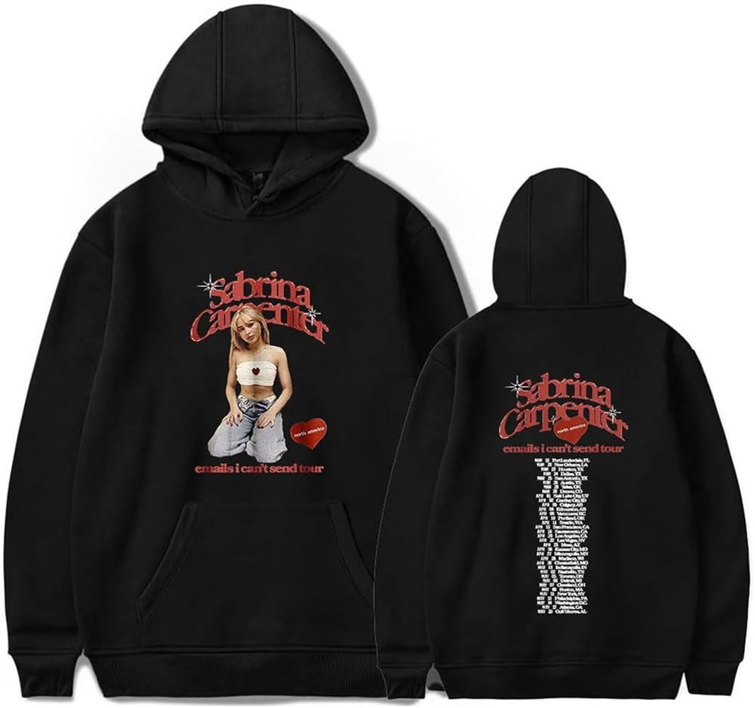 Sabrina Carpenter Tour Hoodie Merch Casual Hooded Sweatshirt Unisex