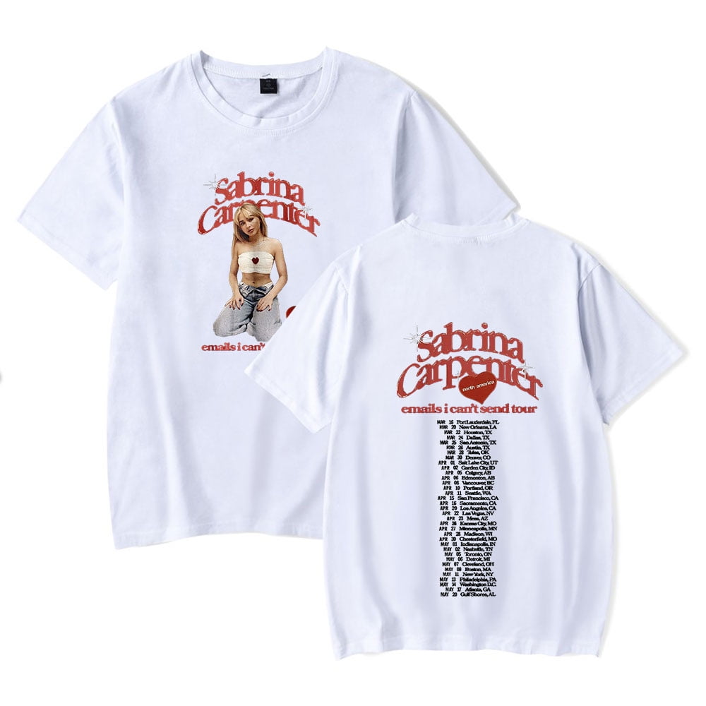 Sabrina Carpenter Tour Merch TShirt Tee Cosplay Men/Women Summer