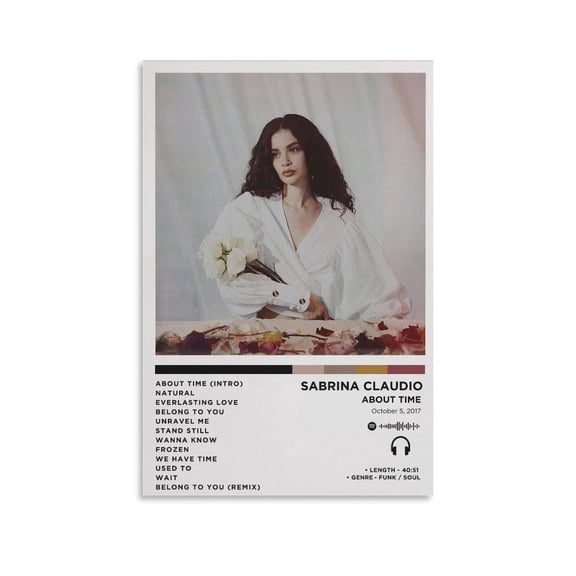 Sabrina Claudio About Time Canvas Poster Bedroom Decoration Landscape Office Valentine's Birthday Gift