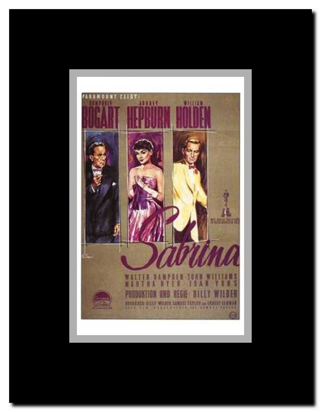 Sabrina Framed Movie Poster