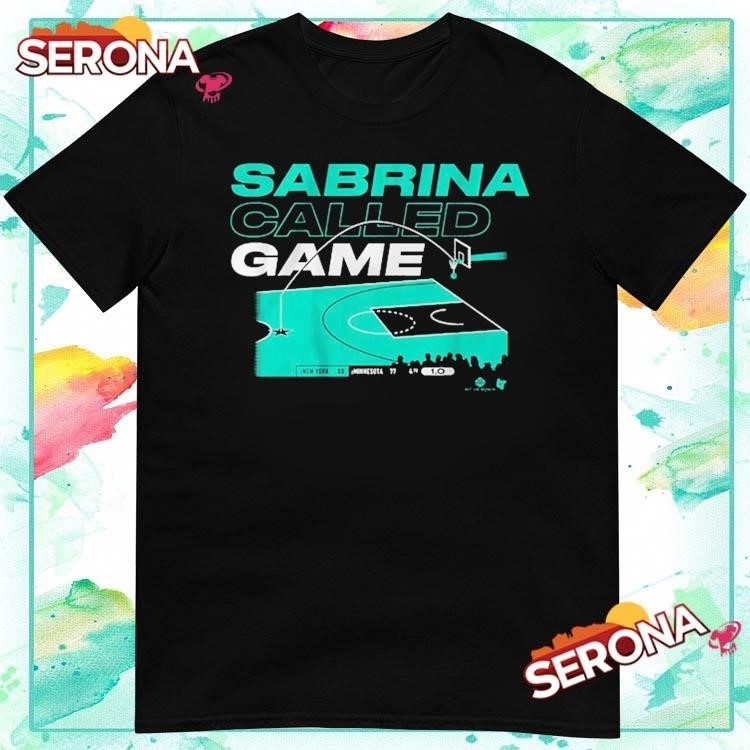 Sabrina Ionescu Called Game From The Logo Shirt