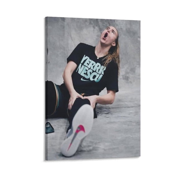 Sabrina Ionescu Canvas Poster Poster Cool Artworks Painting Wall Art Canvas Prints Hanging Picture Home Decor Posters Gift 12x18inch(30x45cm)