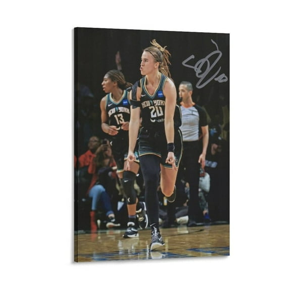 Sabrina Ionescu Canvas Poster Wall Art Poster Gifts Bedroom Prints Home Decor Hanging Picture Canvas Painting Posters 12x18inch(30x45cm)