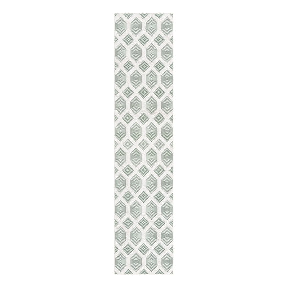 Sabrina Soto Casa Collection Area Rug - Havana (2' 7" x 12' Runner Green/Ivory)