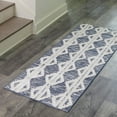 thumbnail image 1 of Sabrina Soto Casa Collection Area Rug - Palma (2' 4" x 8' Runner Navy Blue/Ivory), 1 of 8