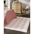 thumbnail image 1 of Sabrina Soto Casa Collection Area Rug - Palma (5' 3" x 8' Rectangle Pink/Ivory), 1 of 6