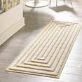 thumbnail image 1 of Sabrina Soto Casa Collection Area Rug - Toluca (2' 3" x 6' Runner Yellow/Ivory), 1 of 12