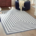 thumbnail image 1 of Sabrina Soto Casa Collection Area Rug - Toluca (4' 5" x 6' Rectangle Navy Blue/Ivory), 1 of 8