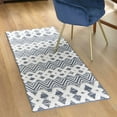 thumbnail image 1 of Sabrina Soto Casa Collection Area Rug - Valencia (2' 7" x 12' Runner Navy Blue/Ivory), 1 of 12