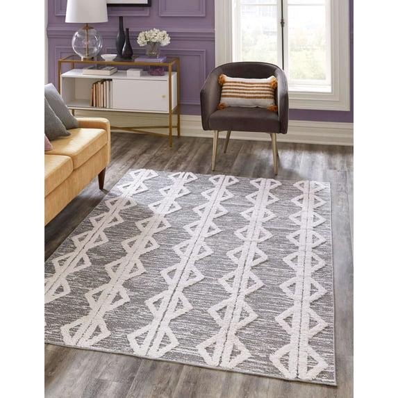Sabrina Soto Geometric Area Rug, 6.33' x 9'