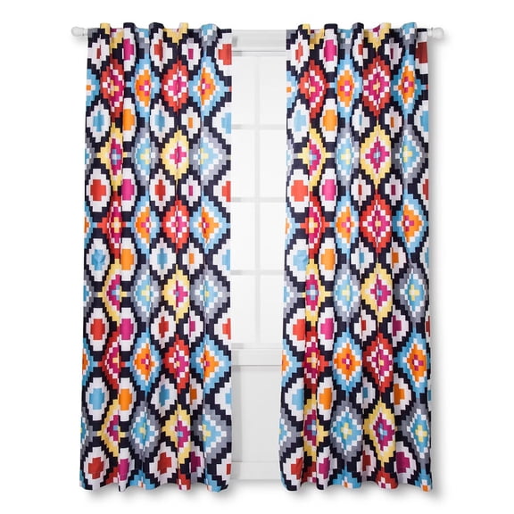 Sabrina Soto Lucy Window Panel, Multicolor, 54"x 84" - 2 Panels