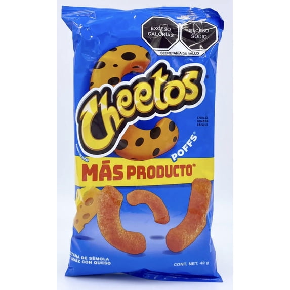 Sabritas Cheetos Poffs 42g Box 5 bags