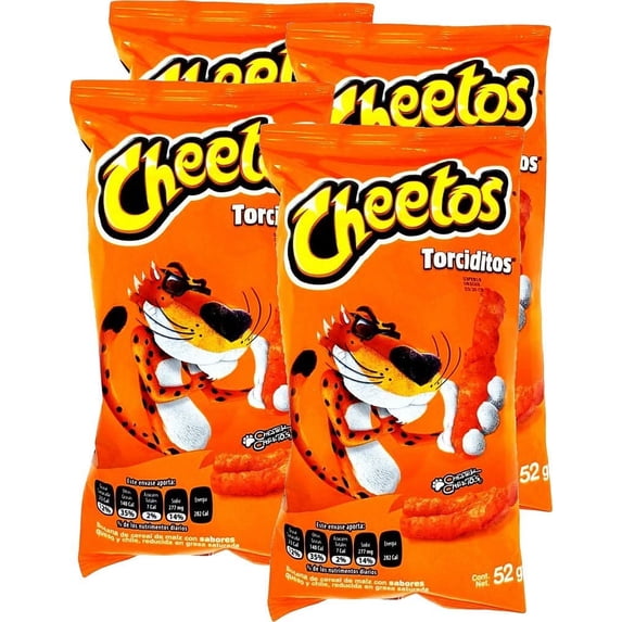 Sabritas Cheetos Torciditos Chips (4-pack)