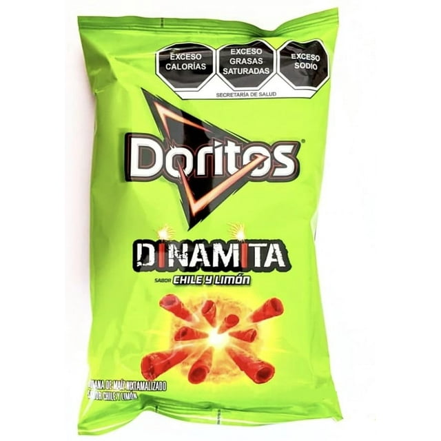 Sabritas Doritos Dinamita Chile y Limon 70g Ea. box with 5 bags ...