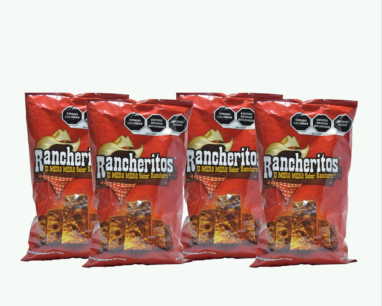 Sabritas Mexican Chips Rancheritos 145 g each PACK of 4