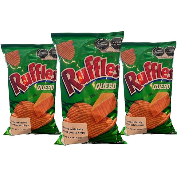 Sabritas Ruffles Queso (Pack of 3)
